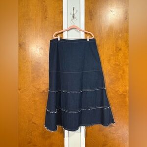 Be Girl Tiered Denim Skirt